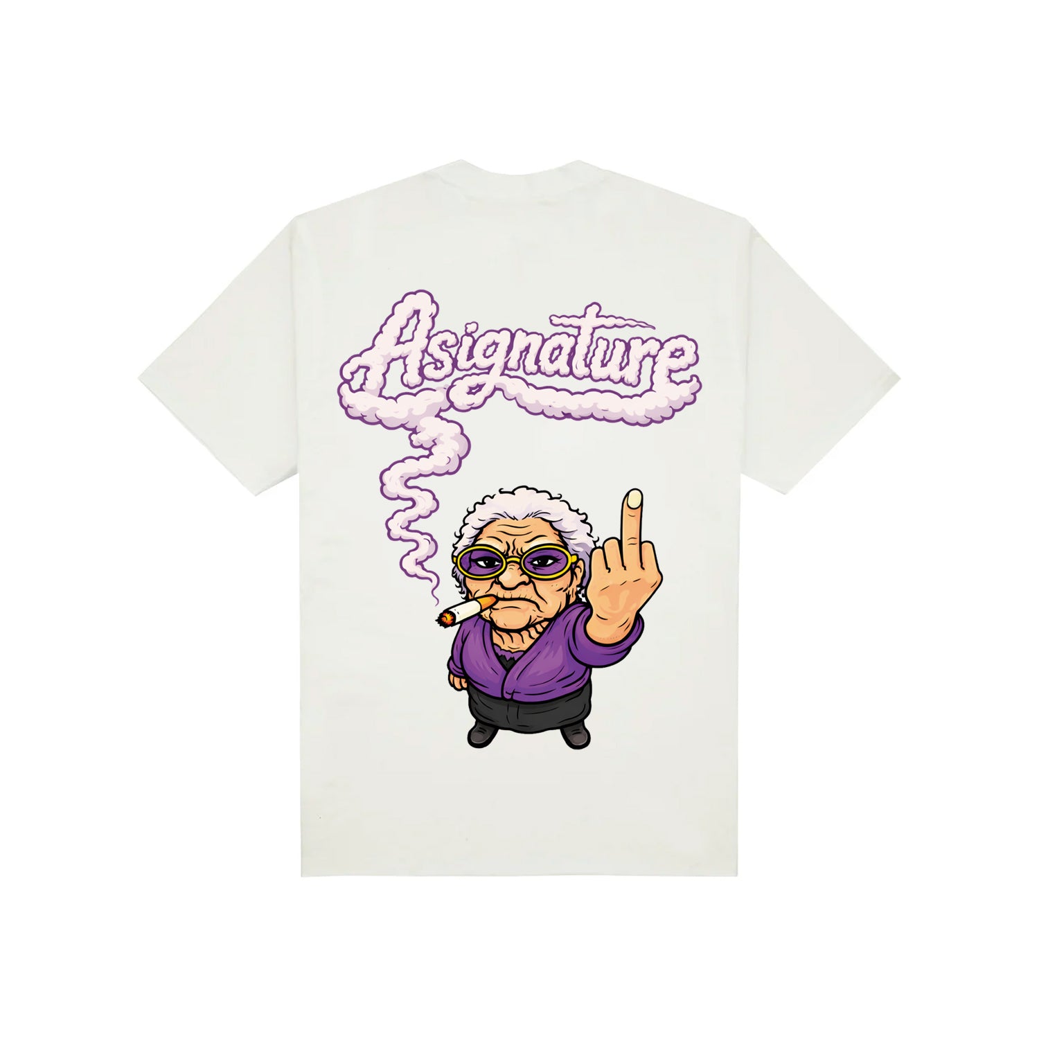 Camiseta ASIGNATURE Grandma — Off White