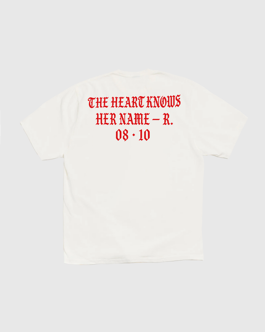 Camiseta Oversized The Heart Knows