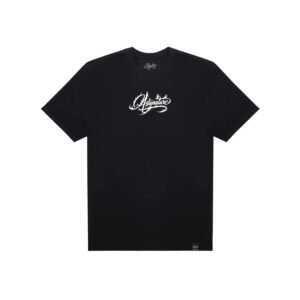 asignature-flame-script-tee-black